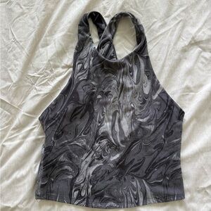 Abercrombie & Fitch Black Marble Tank Top